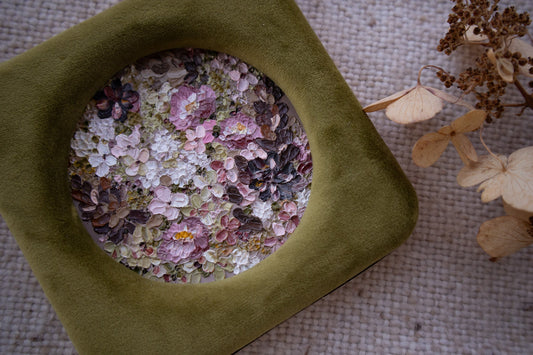 "Mauve + Moss" Original Oil Painting